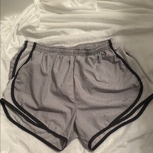 Gray Nike Dri Fit Women's Athletic Shorts